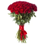Букет из 101 красной розы (100см)